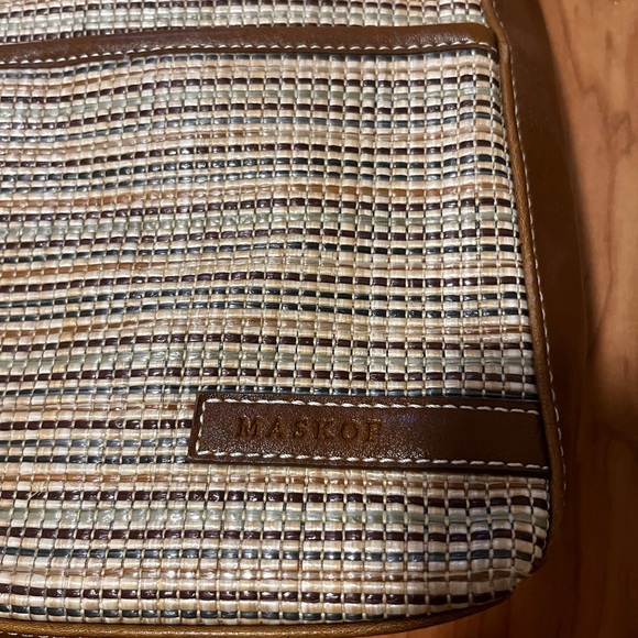 Maskof brown and tan handbag 👜 - Picture 2 of 3